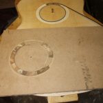 Checking the fit of the spalted rosette