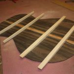 All the back braces are now glued on