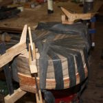 The back is 'roped'