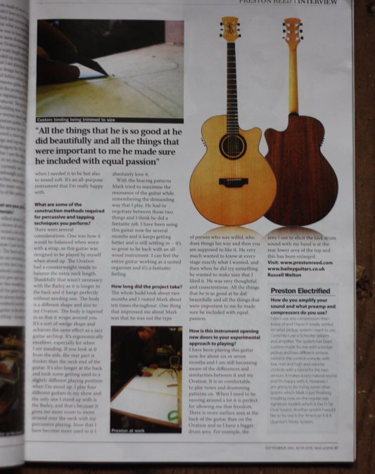 Acoustic Magazine Issue 57 September 2011