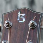 Custom headstock inlay and binding