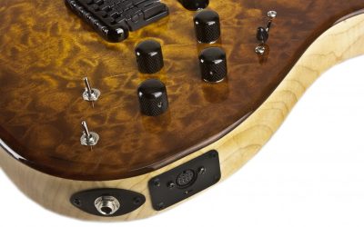 Graham Taylor Custom Thru Neck Guitar with Magnetic, Piezo and MIDI Pickups