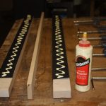 gluing maple guitar neck laminates