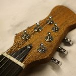 mahogany neck with ebony fretboard