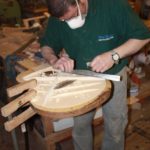 Nick finishing his bracing