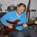 Graham with his finished guitar