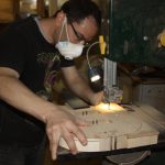 jon cutting out the body