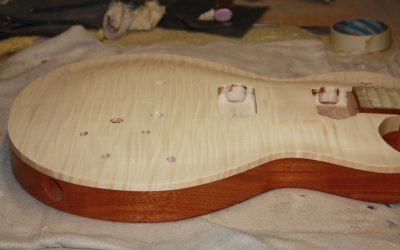 Build your own custom guitar- Dave Fletcher- spray job
