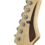 Custom rosewood inlay on headstock