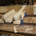 gluing on the body wings
