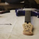 Assembling the guitar