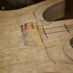 quilted maple cap with humbucker route