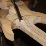 neck thru heel carve