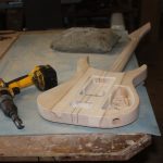 jack socket hole drilled 22mm