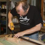 drilling the pickup surround holes