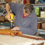 drilling the coverplate mounting holes