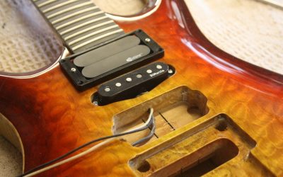 Custom Build Left Handed Neck Thru Electric Guitar – Part 3