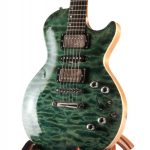 Quilted maple cap teal blue