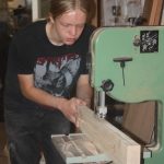 Cutting out the neck