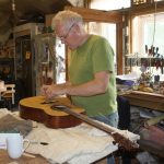 Setting up the guitar