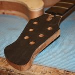 Bailey Bandsman ebony headstock completed