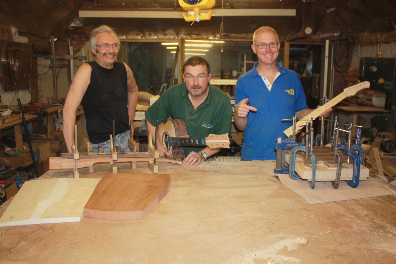 Build your own custom guitar- day 4