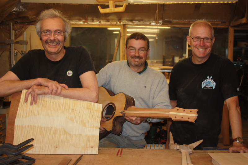 Build your own custom guitar- day 3