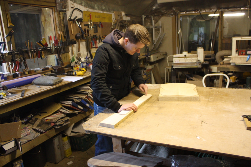 Custom Bailey for Skerryvore…Design Session