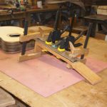 Gluing on the fretboard