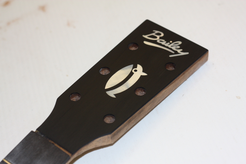 Bailey custom acoustic guitar- Ziricote and Bearclaw Bootlegger-P6