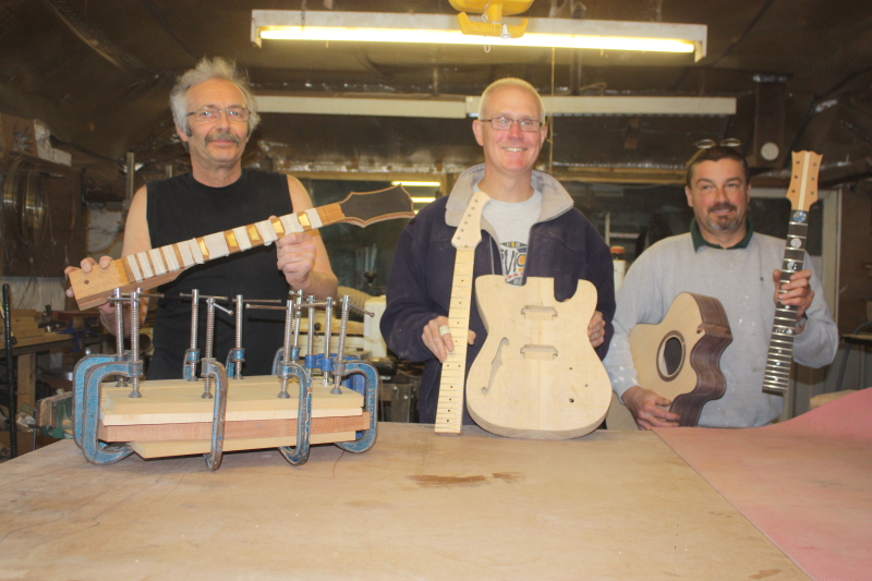 Build your own custom guitar- day 5