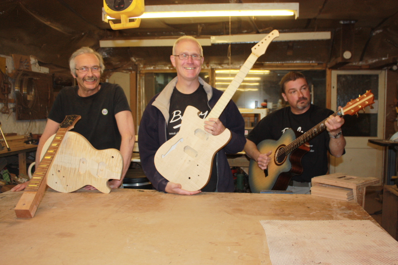 Build your own custom guitar- day 7