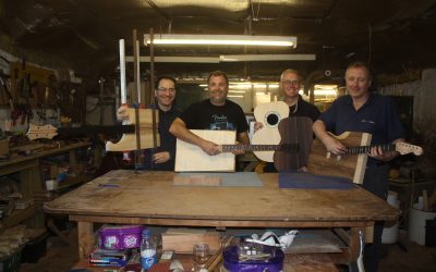 BUILD YOUR OWN GUITAR Part 1- continues in June