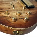 spalted cap with gold hardware