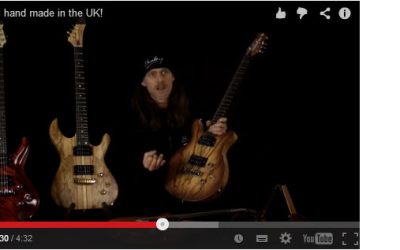 Video – Electric Guitars hand made in the UK!