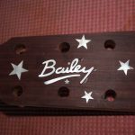 The pieces are temporarily fixed in place for marking out