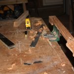 Preparing the neck for the fretboard