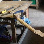 Carving the neck facets