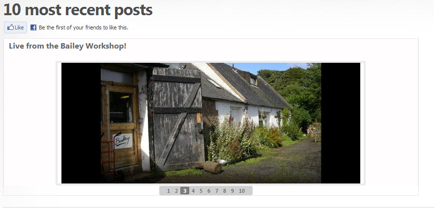 10 most recent posts