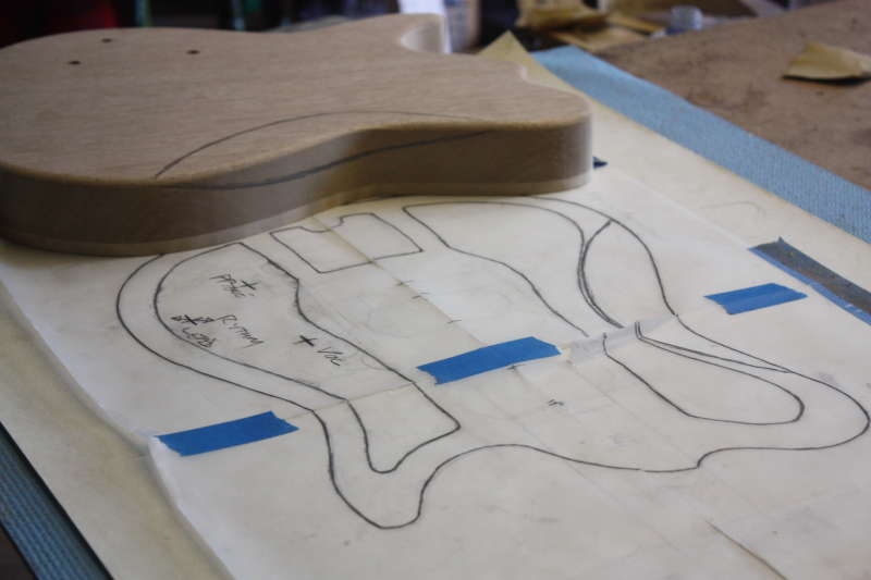 Custom Guitar – Rohan – Build Part 3
