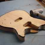 Bending the guitar body binding