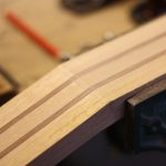 The angled headstock