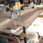 You can see the curve in the jig -this is also copied into the neck