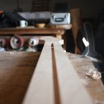A 5mm hole is made to meet up with the truss rod slot