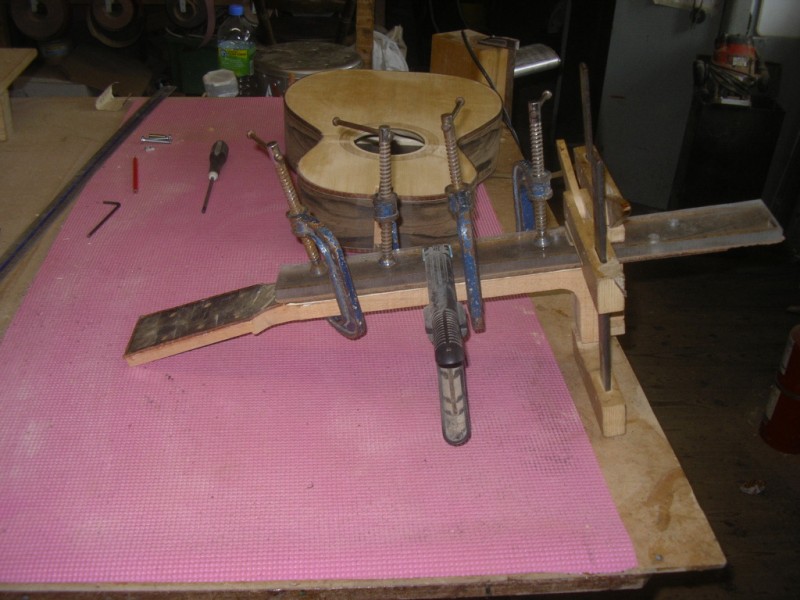 Alone in the Workshop – Part 11 – more neck stuff
